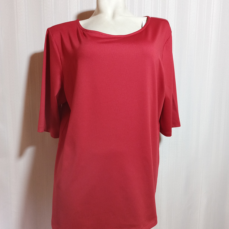 POLERA ROJA SUSAN GRAVER TALLA XL 2