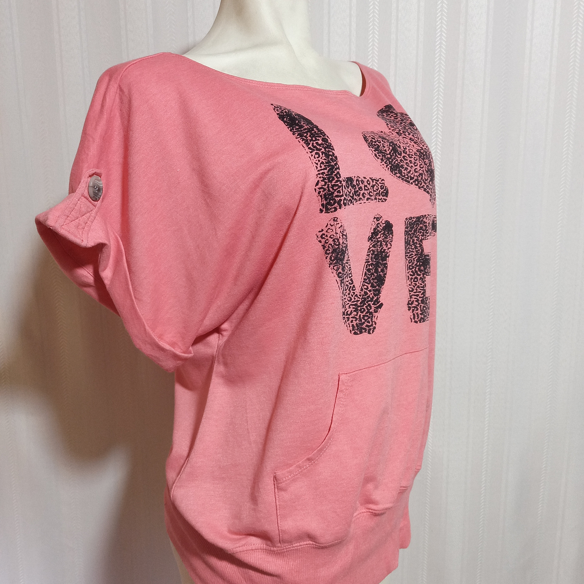 POLERA MC ROSADA MISS CHIEVOUS TALLA XL 1