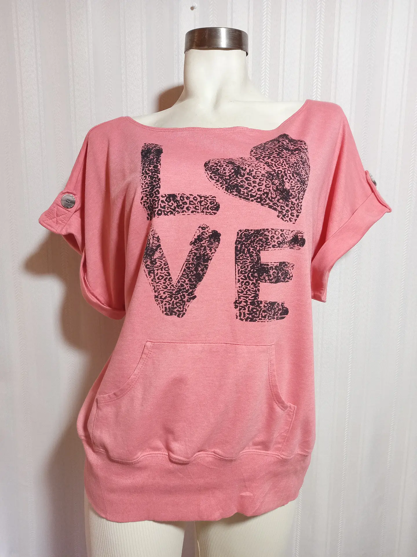POLERA MC ROSADA MISS CHIEVOUS TALLA XL 2