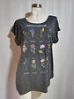 POLERA NEGRA ESTAMPADA TRUSELF TALLA 1X - Miniatura 3