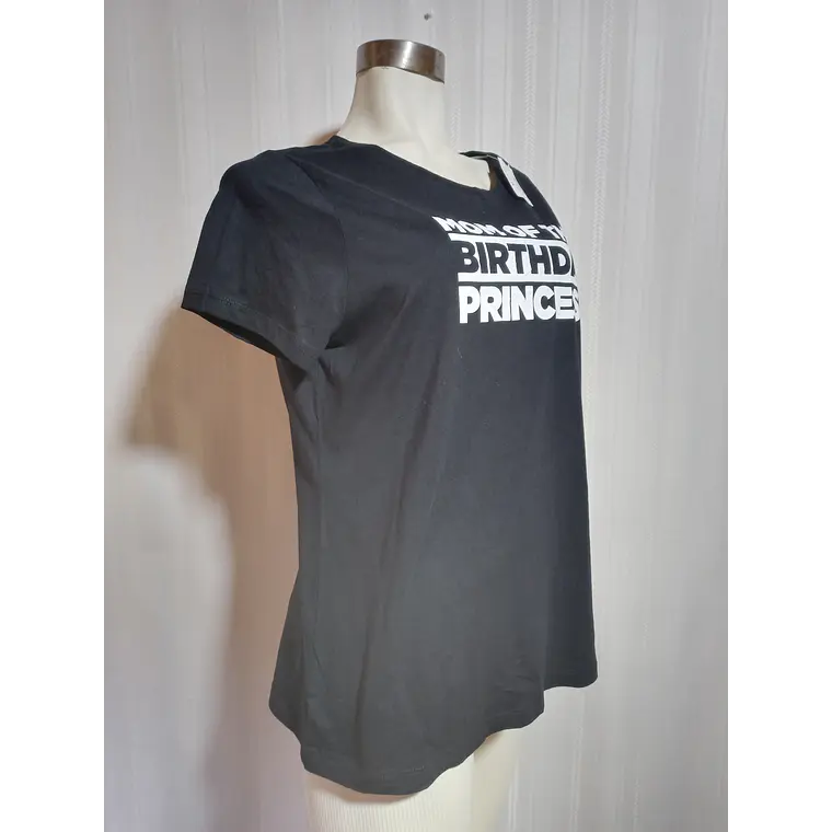 POLERA NEGRO PLACE TALLA XL/TG 1