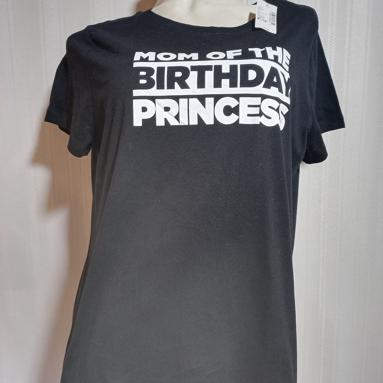 POLERA NEGRO PLACE TALLA XL/TG 2