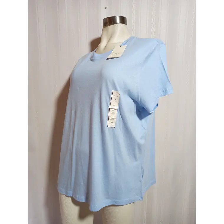 POLERA MC CELESTE A.NEW DAY TALLA XL 3