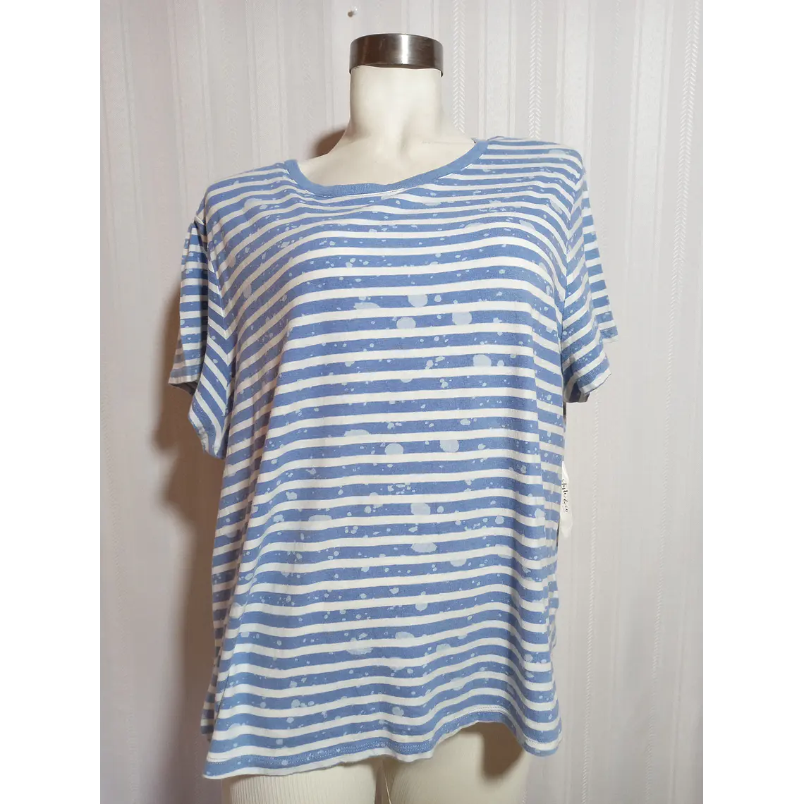 POLERA MC MULTICOLOR STYLE & CO. TALLA 2X 2