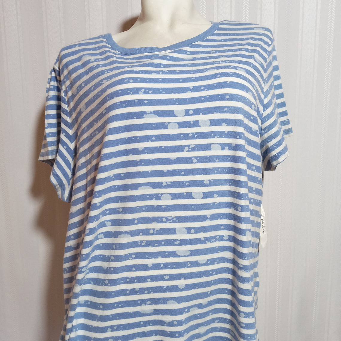 POLERA MC MULTICOLOR STYLE & CO. TALLA 2X 2