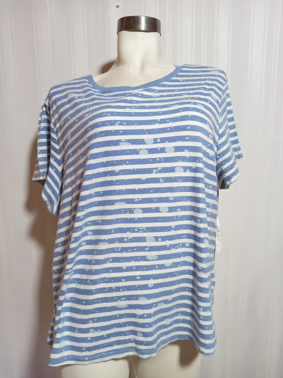 POLERA MC MULTICOLOR STYLE & CO. TALLA 2X 2
