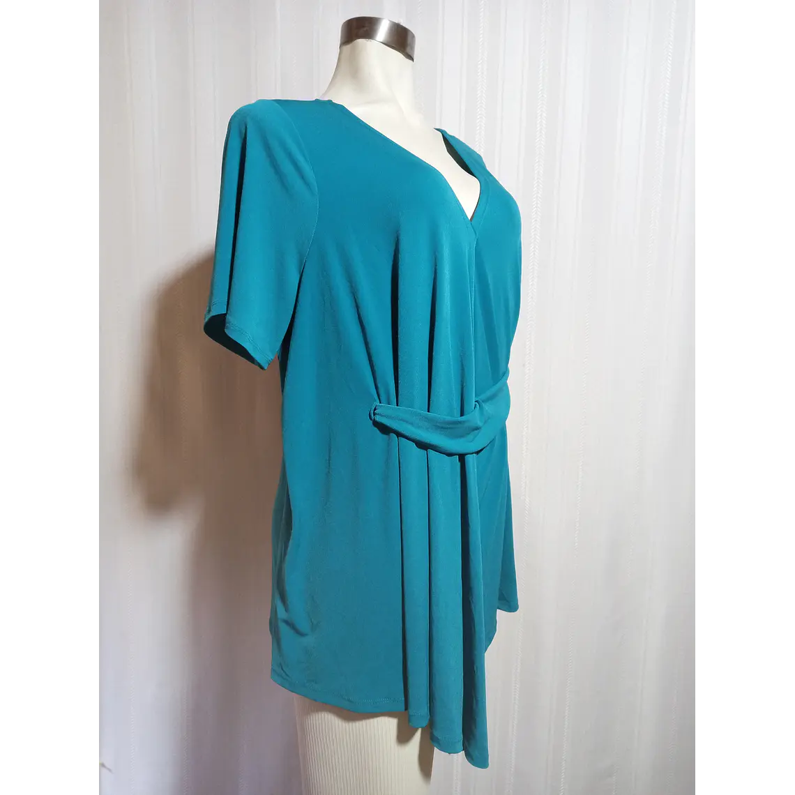 POLERA MUJER TURQUESA WORTHINGTON TALLA 0X 1