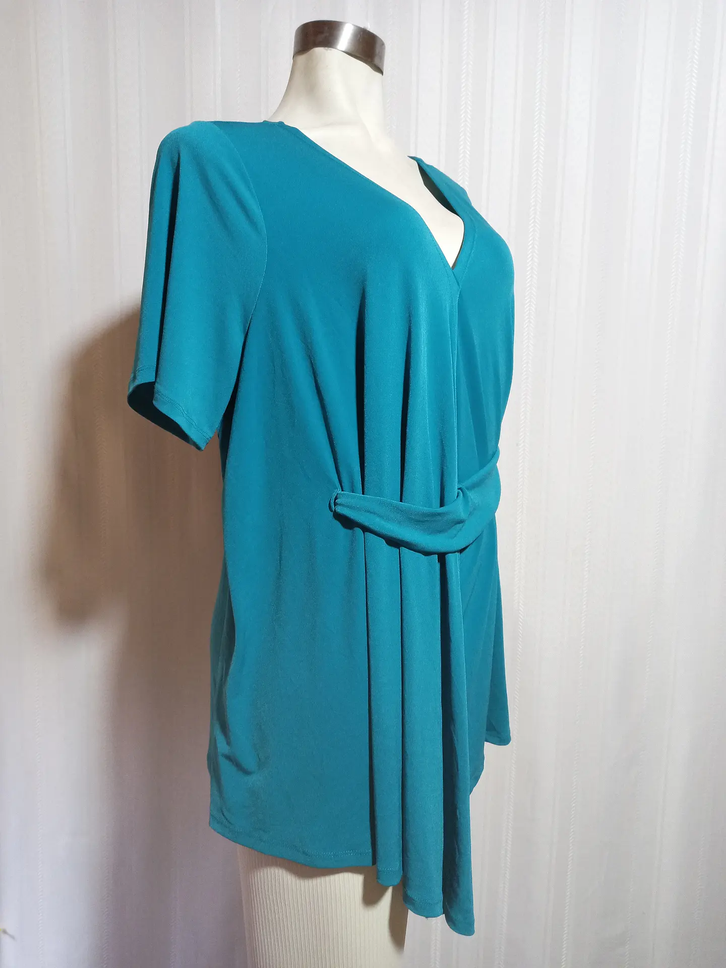 POLERA MUJER TURQUESA WORTHINGTON TALLA 0X 1