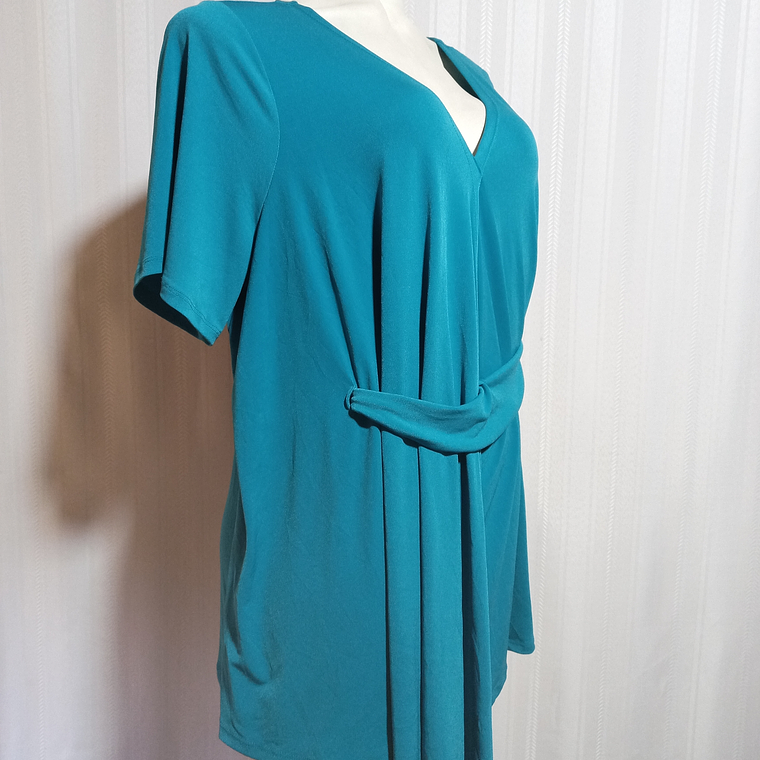 POLERA TURQUESA WORTHINGTON TALLA 0X 1