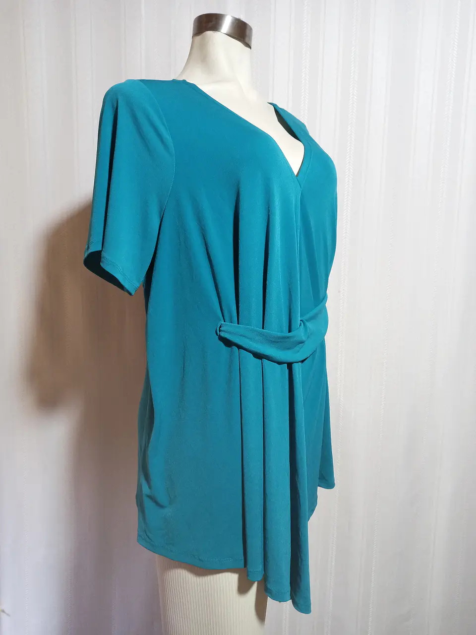POLERA MUJER TURQUESA WORTHINGTON TALLA 0X 1