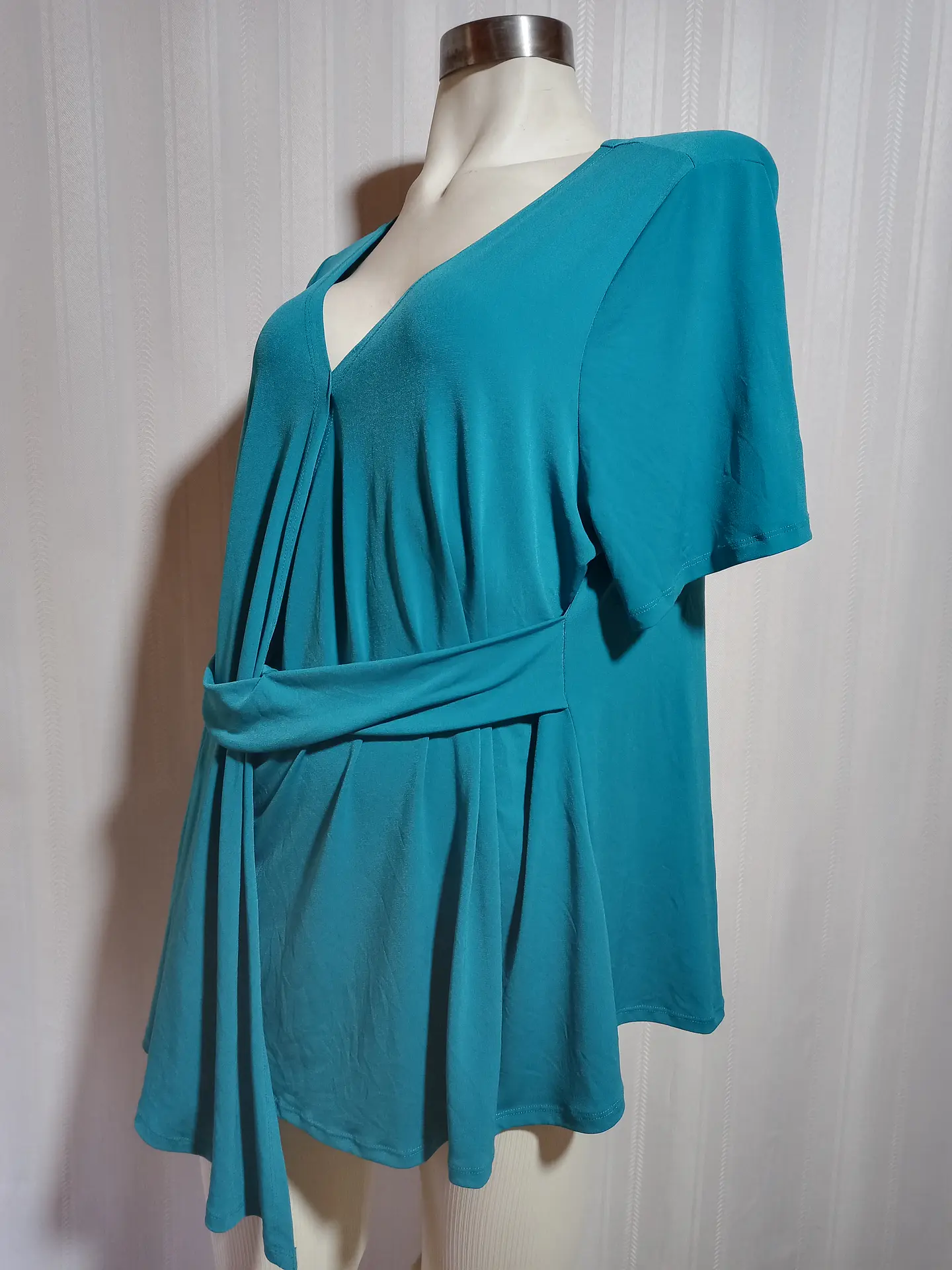 POLERA MUJER TURQUESA WORTHINGTON TALLA 0X 3