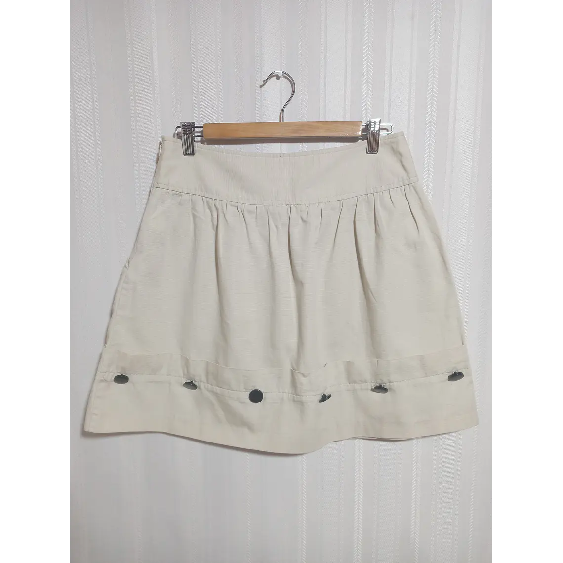 FALDA MUJER BEIGE RIVER ISLAND TALLA 36 1