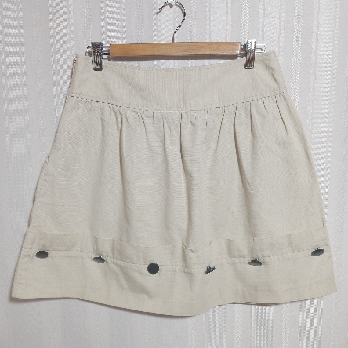 FALDA BEIGE RIVER ISLAND TALLA 36 1