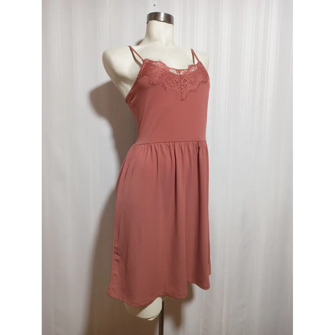 VESTIDO ROJO RUBOR VERA MODA TALLA XS   1