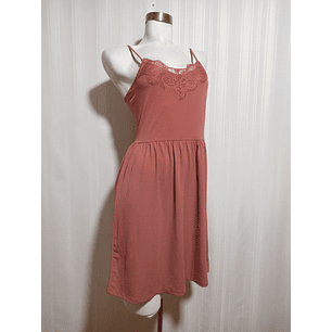 VESTIDO ROJO RUBOR VERA MODA TALLA XS  