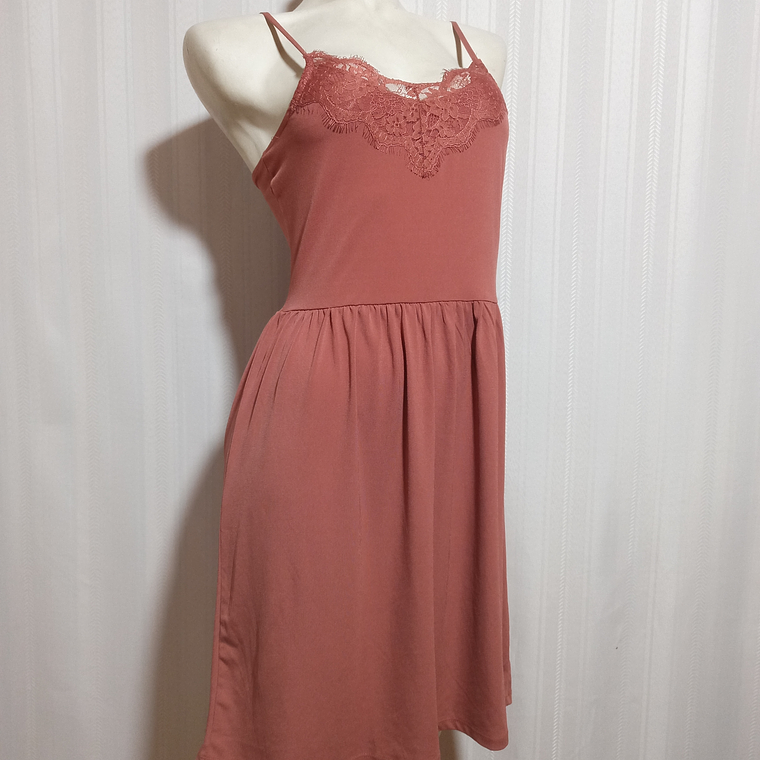 VESTIDO ROJO RUBOR VERA MODA TALLA XS   1