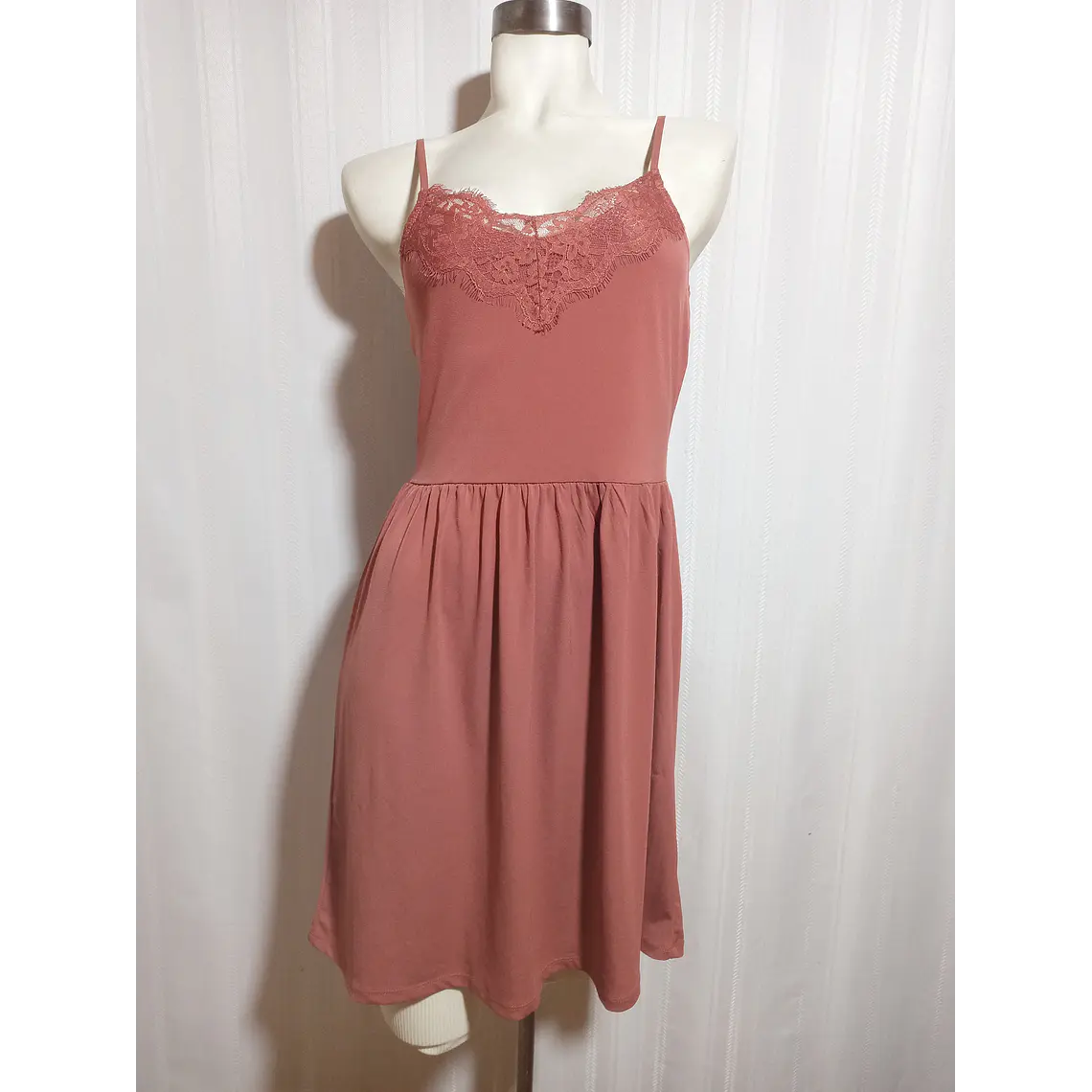VESTIDO ROJO RUBOR VERA MODA TALLA XS   2