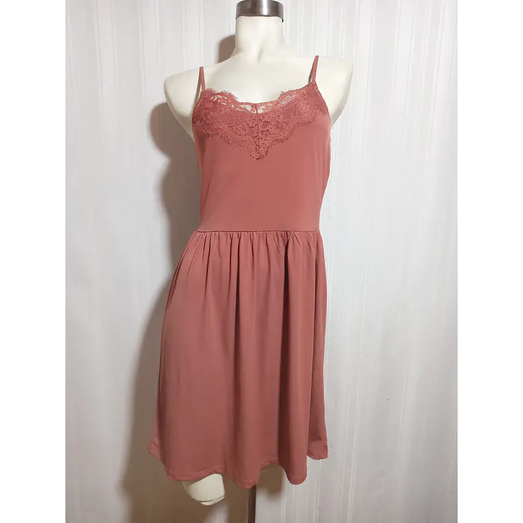VESTIDO ROJO RUBOR VERA MODA TALLA XS   2