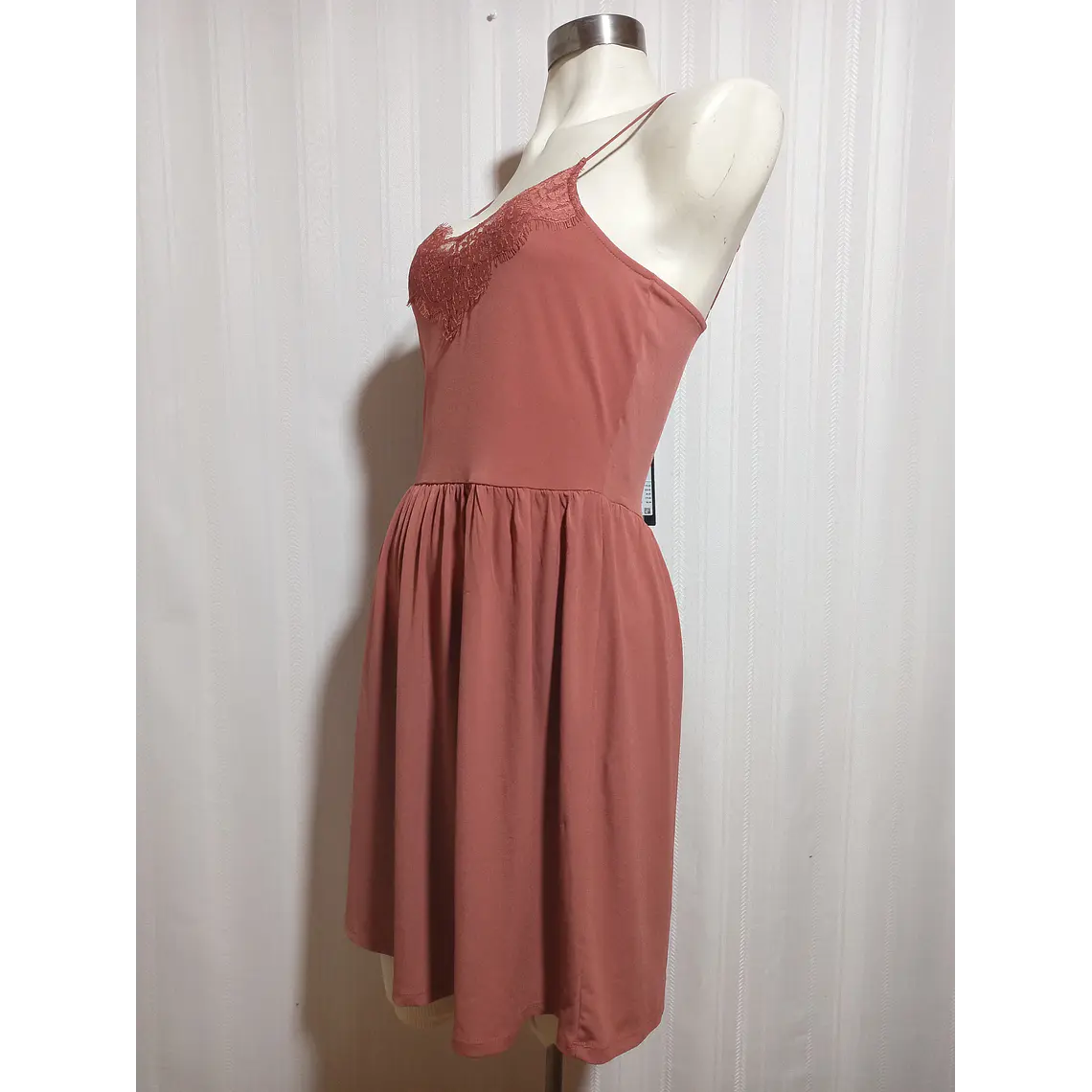 VESTIDO ROJO RUBOR VERA MODA TALLA XS   3