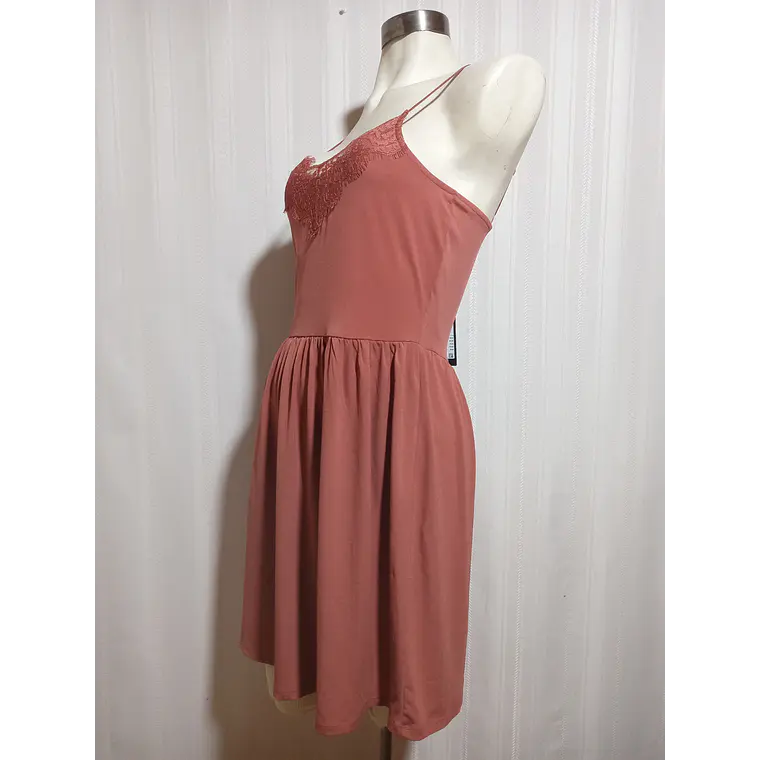 VESTIDO ROJO RUBOR VERA MODA TALLA XS   3