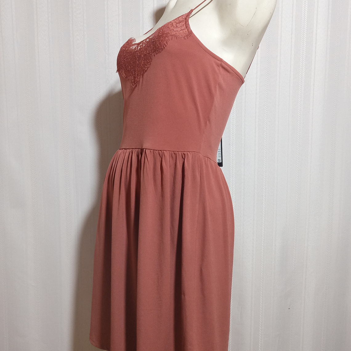 VESTIDO ROJO RUBOR VERA MODA TALLA XS   3