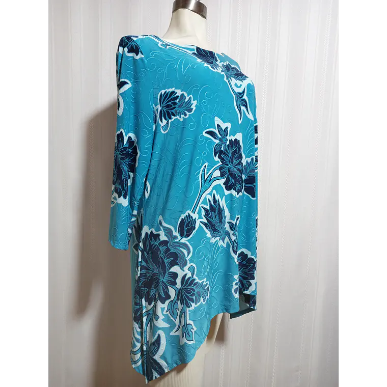 BLUSA ESTAMPADA JM COLLECTION TALLA 2X 1