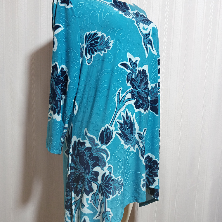 BLUSA ESTAMPADA JM COLLECTION TALLA 2X 1