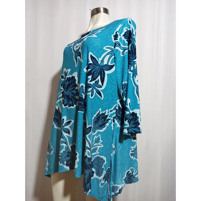 BLUSA ESTAMPADA JM COLLECTION TALLA 2X 3
