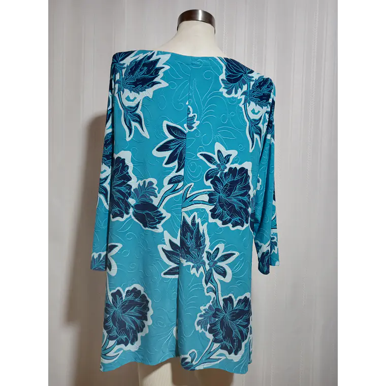 BLUSA ESTAMPADA JM COLLECTION TALLA 2X 4