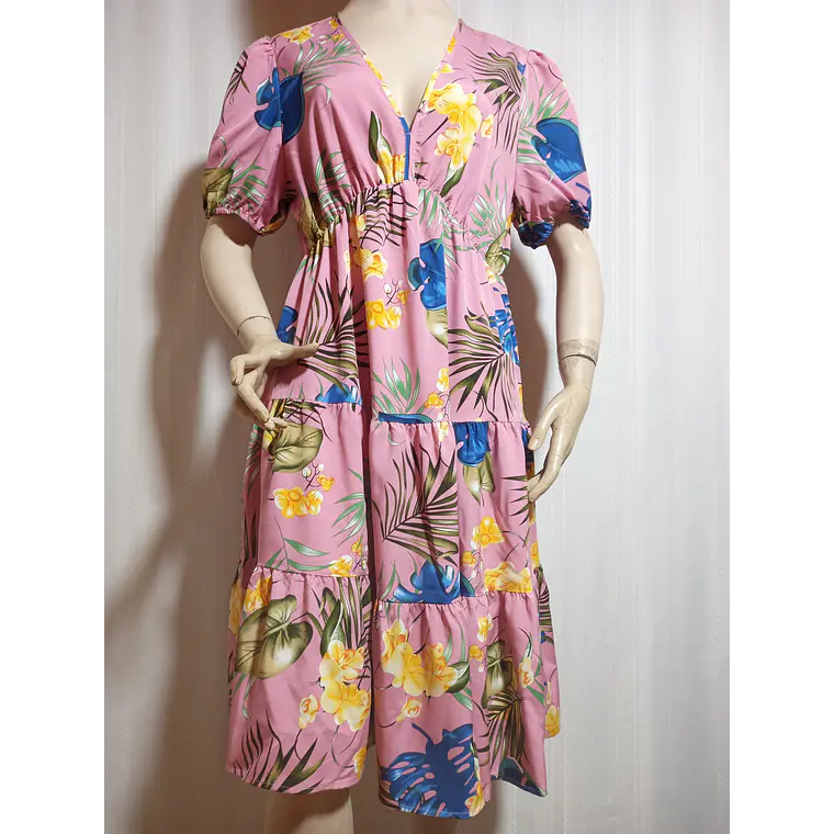VESTIDO FLOREADO SHEIN TALLA 0XL 2
