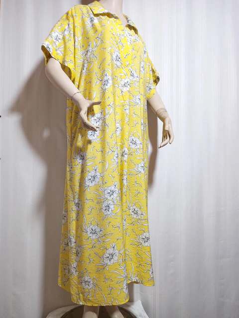 VESTIDO CASUAL AMARILLO BELLE ISLE IX ( 14-16)