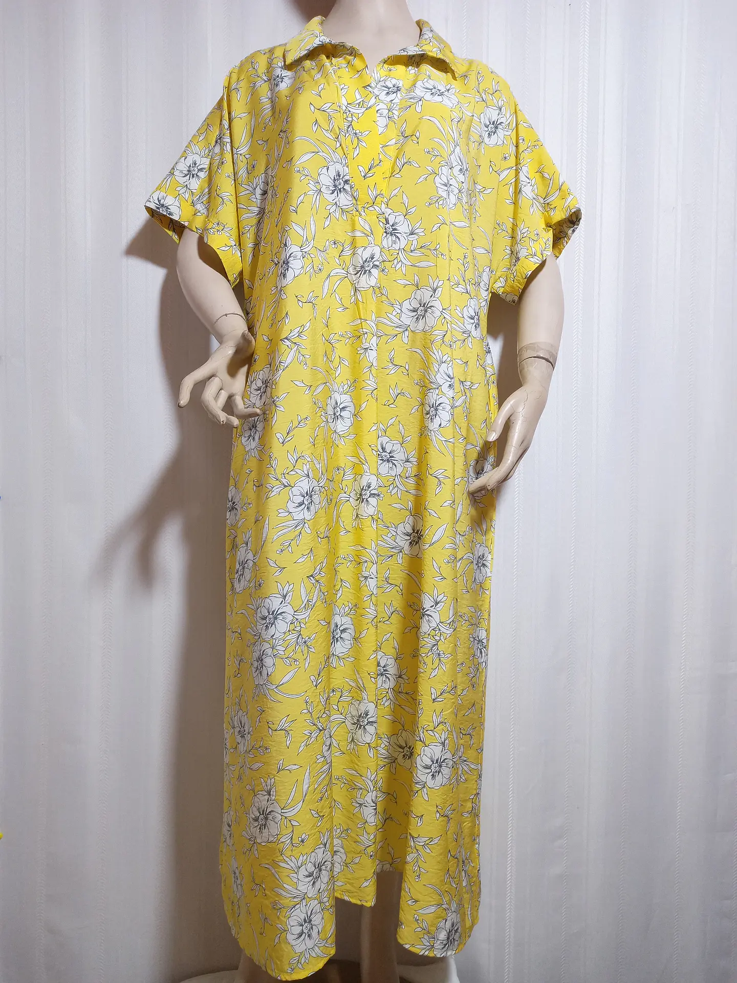 VESTIDO CASUAL AMARILLO BELLE ISLE IX ( 14-16) 2