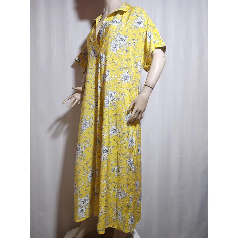 VESTIDO CASUAL AMARILLO BELLE ISLE IX ( 14-16) 3