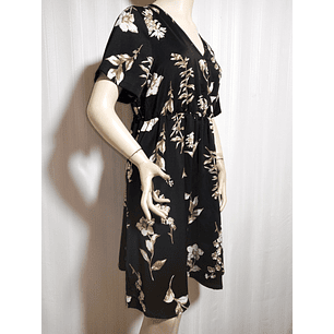 VESTIDO FLORAL MULTICOLOR SHEIN TALLA 0XL 