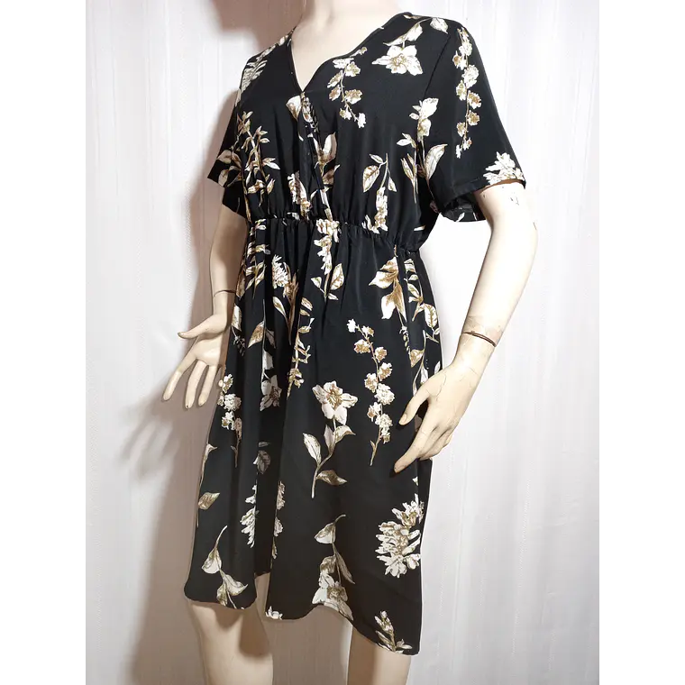 VESTIDO FLORAL MULTICOLOR SHEIN TALLA 0XL  3