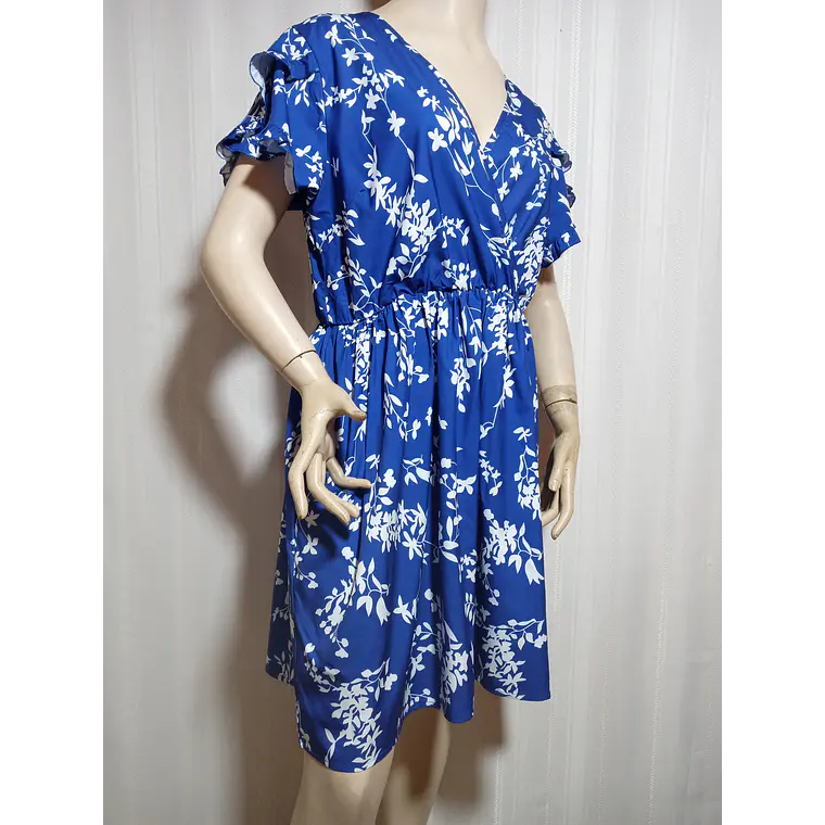 VESTIDO FLORAL MULTICOLOR SHEIN TALLA 1XL  1
