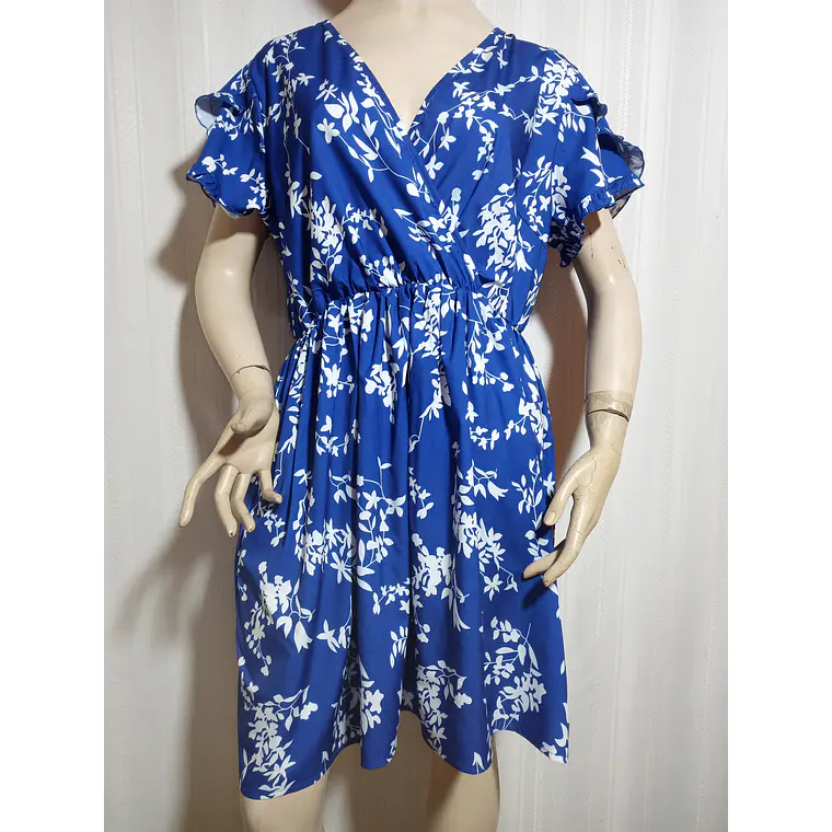 VESTIDO FLORAL MULTICOLOR SHEIN TALLA 1XL  2