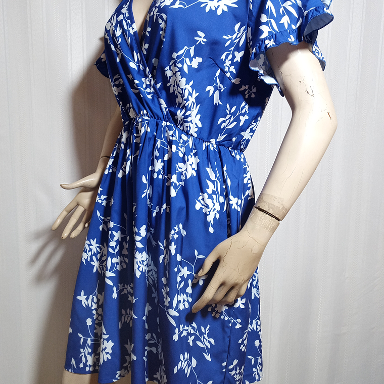VESTIDO FLORAL MULTICOLOR SHEIN TALLA 1XL  3