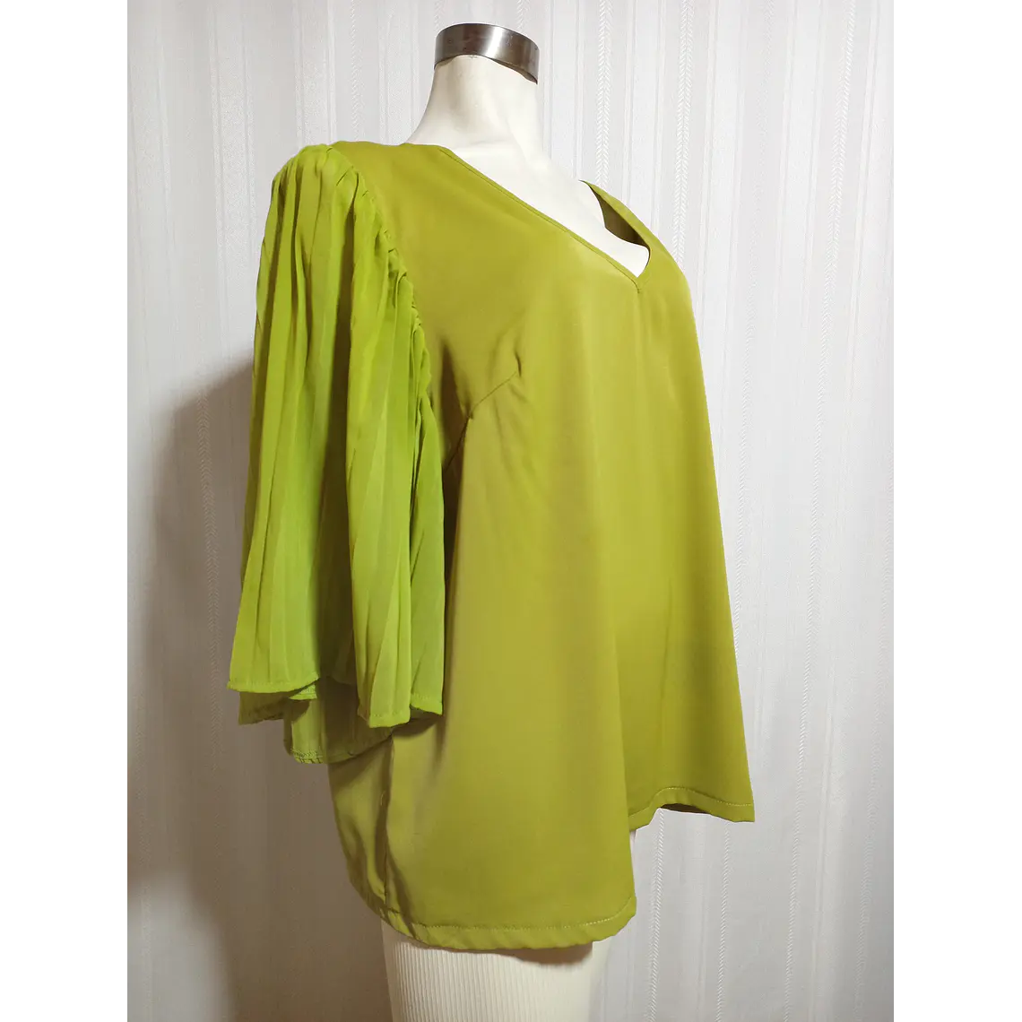 BLUSA ML VERDE SHEIN TALLA 2XL 1