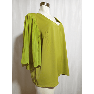 BLUSA ML VERDE SHEIN TALLA 2XL