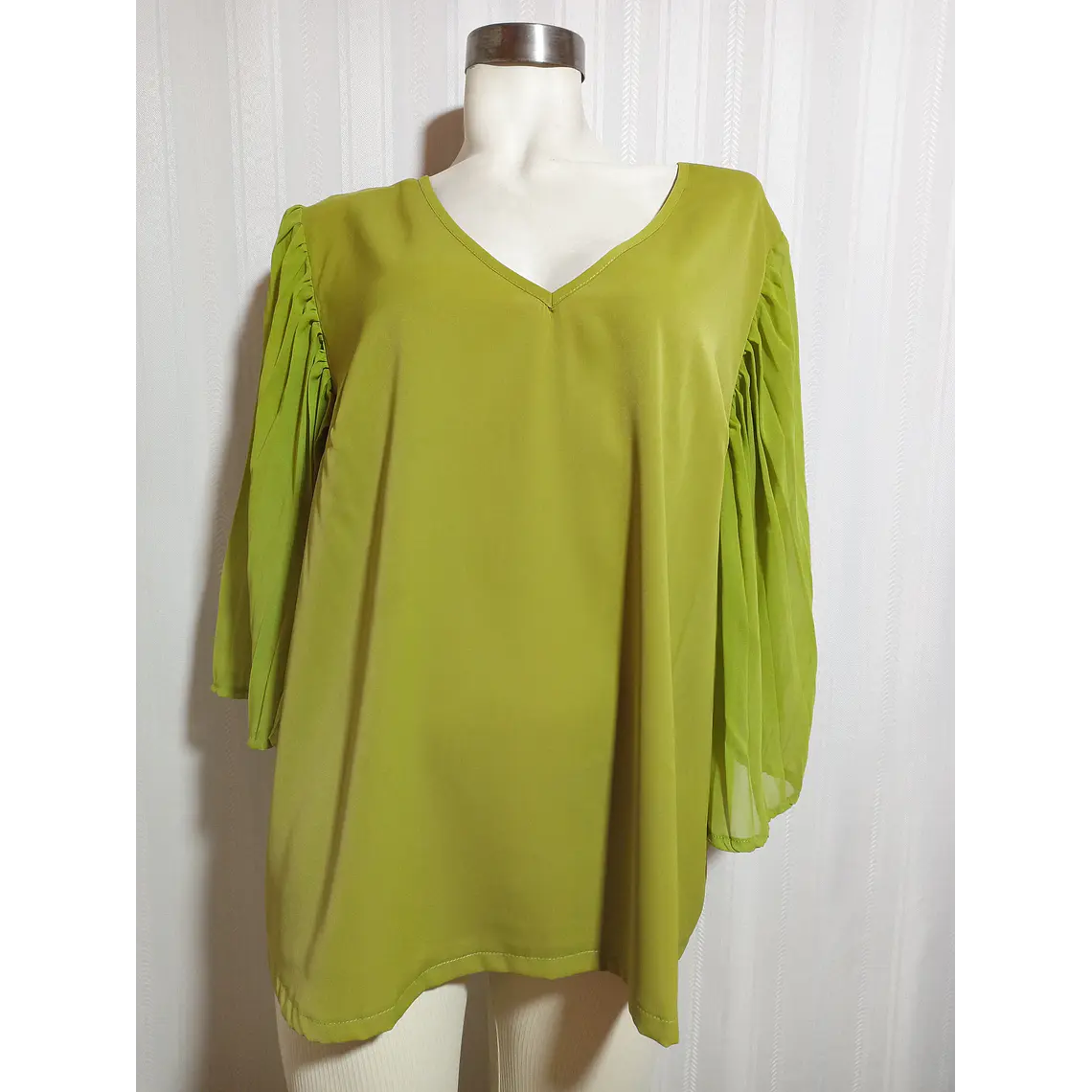 BLUSA ML VERDE SHEIN TALLA 2XL 2