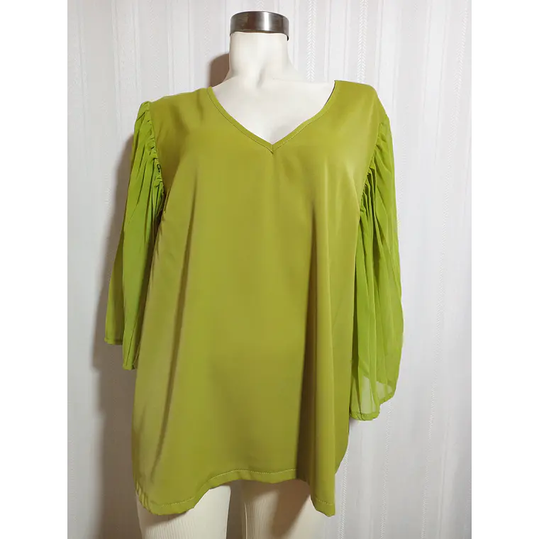 BLUSA ML VERDE SHEIN TALLA 2XL 2