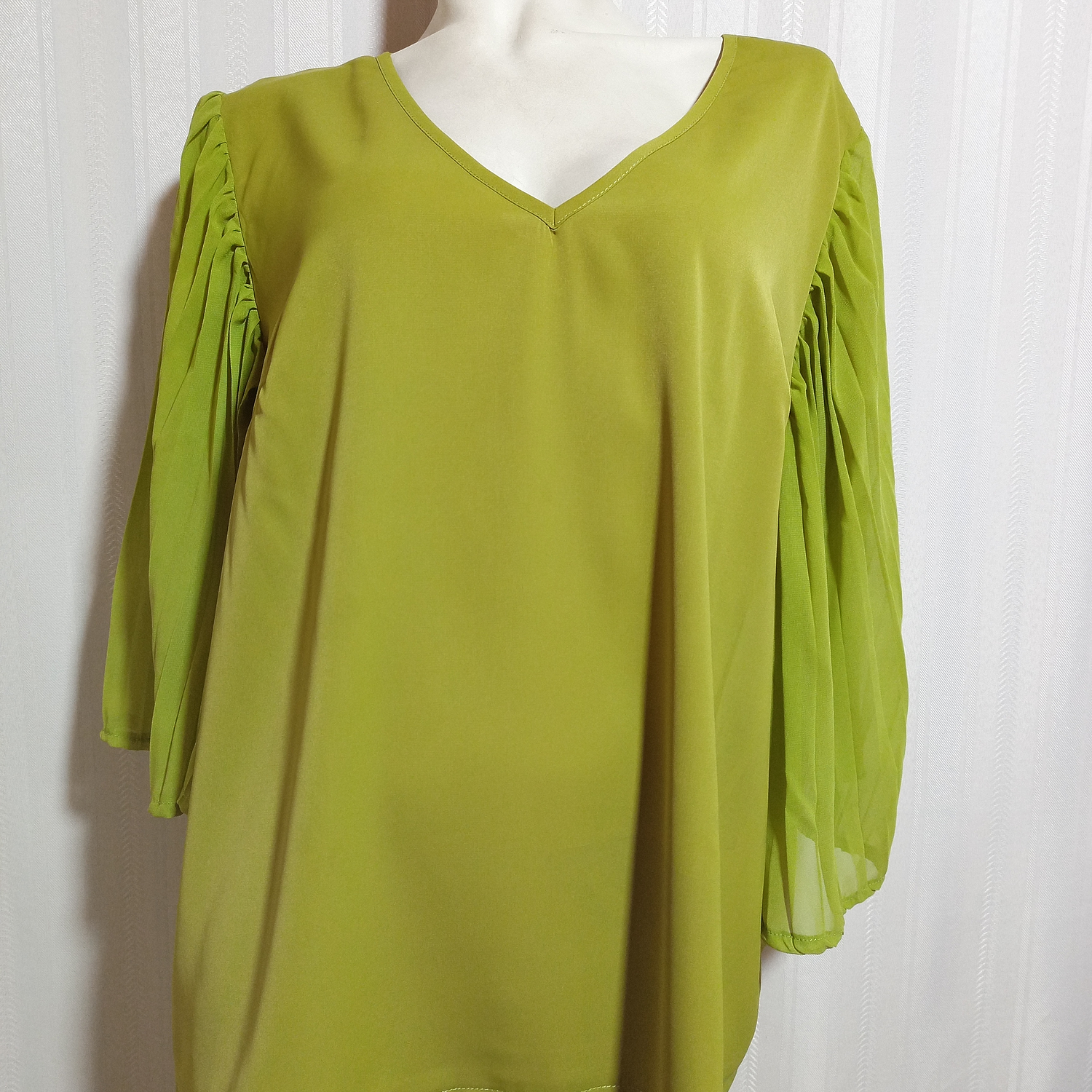 BLUSA ML VERDE SHEIN TALLA 2XL 2