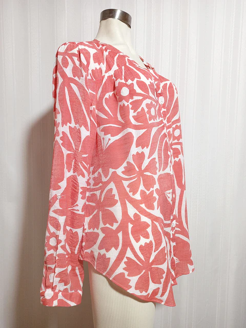 BLUSA ML MULTICOLOR HOPE & HARLOW TALLA XL