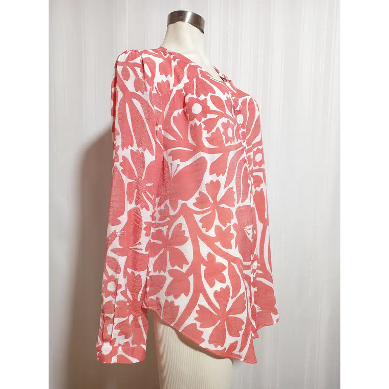 BLUSA ML MULTICOLOR HOPE & HARLOW TALLA XL 1