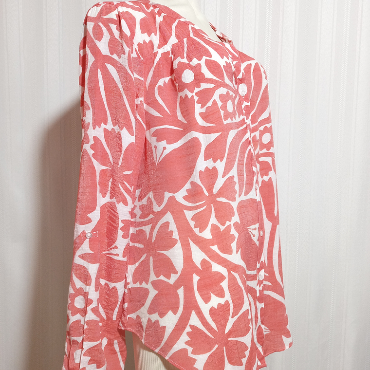 BLUSA ML MULTICOLOR HOPE & HARLOW TALLA XL 1