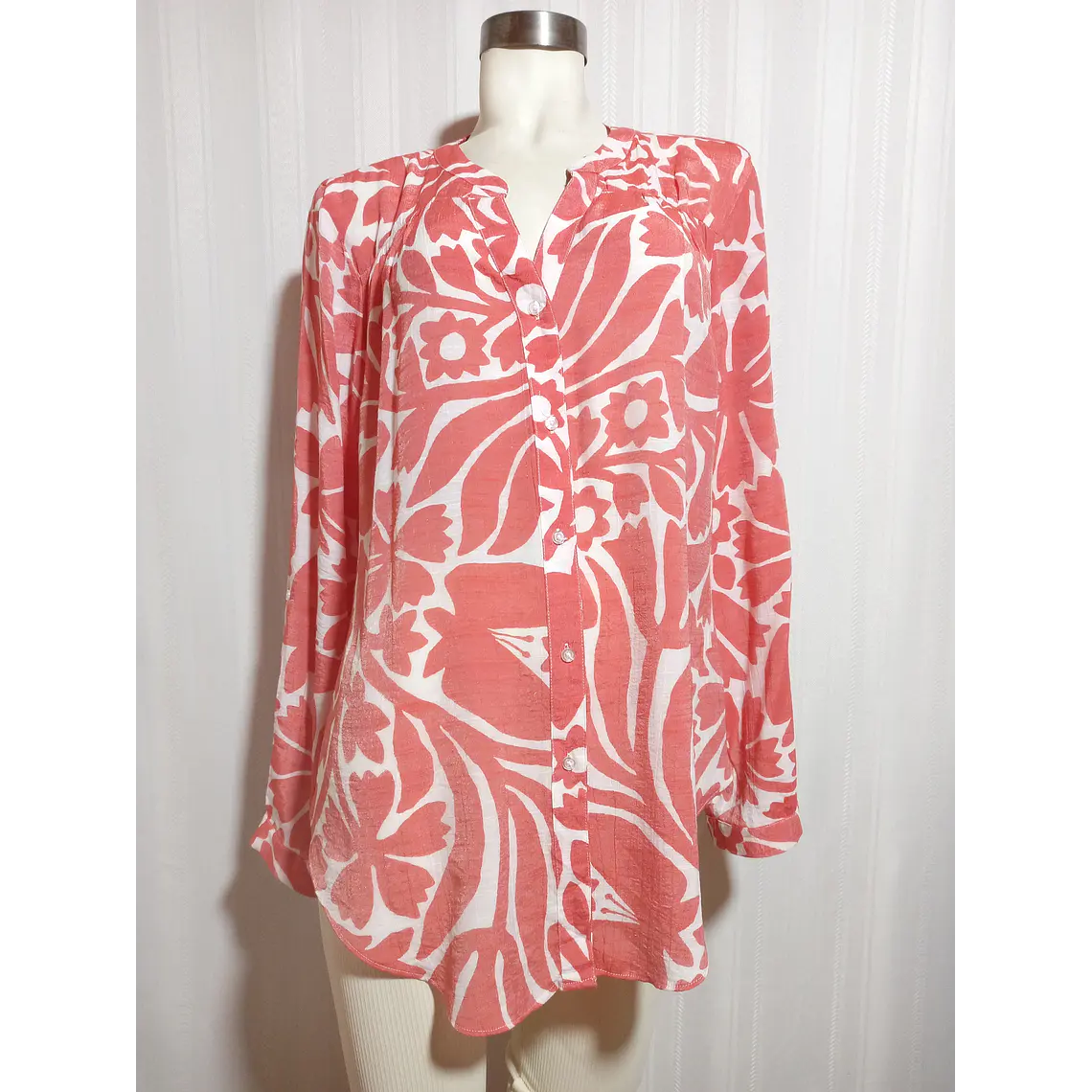 BLUSA ML MULTICOLOR HOPE & HARLOW TALLA XL 2