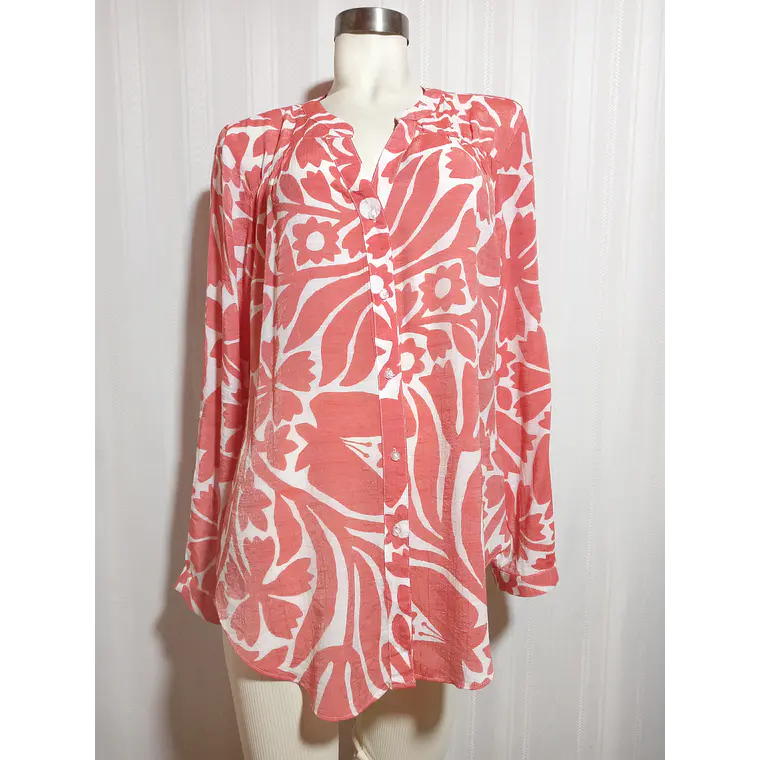 BLUSA ML MULTICOLOR HOPE & HARLOW TALLA XL 2