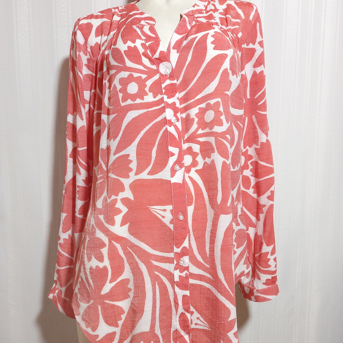 BLUSA ML MULTICOLOR HOPE & HARLOW TALLA XL 2