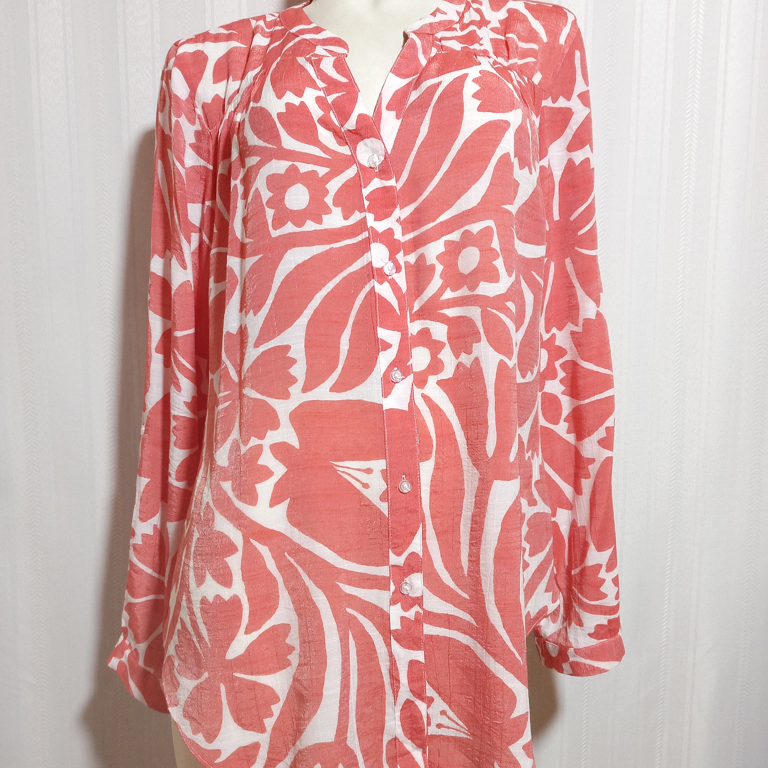 BLUSA ML MULTICOLOR HOPE & HARLOW TALLA XL 2